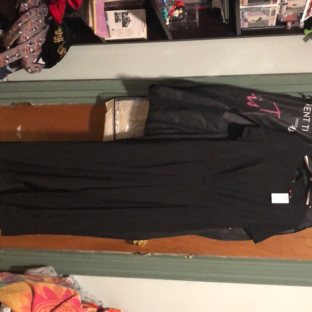 Long black pantsuit